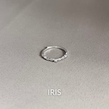 Load image into Gallery viewer, Adjustable Silver Engagement & Promise Ring