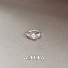 Load image into Gallery viewer, Adjustable Silver Engagement & Promise Ring