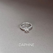 Load image into Gallery viewer, Adjustable Silver Engagement & Promise Ring