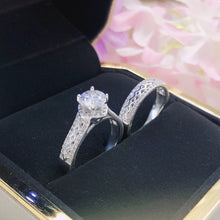 Load image into Gallery viewer, The Forever Collection Genuine Silver Couple Ring Set 03