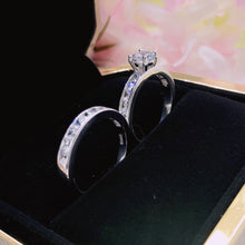 Load image into Gallery viewer, The Forever Collection Genuine Silver Couple Ring Set 01