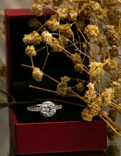 Load image into Gallery viewer, Genuine Silver Engagement Ring L072 GRACEFUL