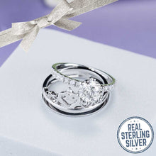 Load image into Gallery viewer, The Opulence Ring™ Authentic Silver 2-in-1 Crown Ring