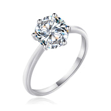Load image into Gallery viewer, Genuine Silver Engagement Ring R066