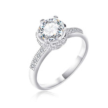 Load image into Gallery viewer, Genuine Silver Engagement Ring L072