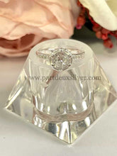 Load image into Gallery viewer, Genuine Silver Engagement Ring L072 GRACEFUL