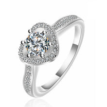Load image into Gallery viewer, PREMIUM Genuine Silver Engagement Ring P075