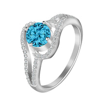 Load image into Gallery viewer, SPECIAL Genuine Silver Engagement Ring S081