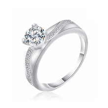 Load image into Gallery viewer, PREMIUM Genuine Silver Engagement Ring P104