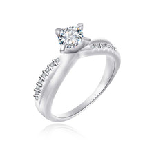 Load image into Gallery viewer, Genuine Silver Engagement Ring L152