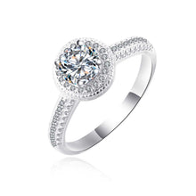 Load image into Gallery viewer, PREMIUM Genuine Silver Engagement Ring P180