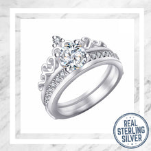 Load image into Gallery viewer, The Opulence Ring™ Authentic Silver 2-in-1 Crown Ring