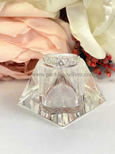 Load image into Gallery viewer, PREMIUM Genuine Silver Engagement Ring P195 RADIANT