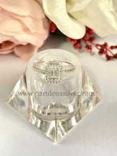 Load image into Gallery viewer, Genuine Silver Engagement Ring P089 DAINTY