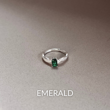 Load image into Gallery viewer, Adjustable Silver Engagement &amp; Promise Ring
