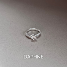 Load image into Gallery viewer, Adjustable Silver Engagement &amp; Promise Ring
