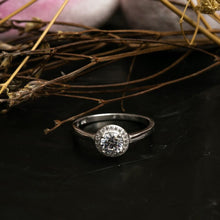 Load image into Gallery viewer, Genuine Silver Engagement Ring R097 ETHEREAL

