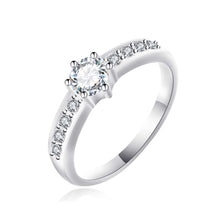Load image into Gallery viewer, Genuine Silver Engagement Ring P047
