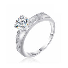 Load image into Gallery viewer, PREMIUM Genuine Silver Engagement Ring P104
